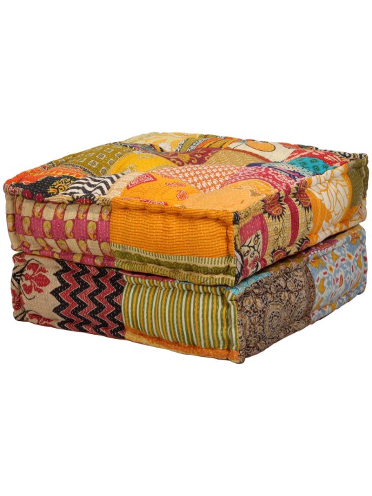 2místný modulární pouf patchwork textil