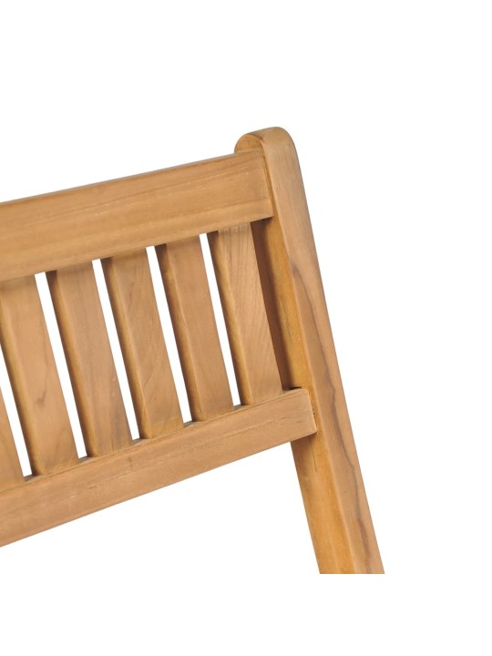 Skládací zahradní barové stoličky 2 ks masivní teak