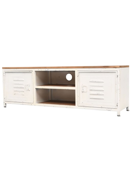 TV stolek 120 x 30 x 40 cm bílý