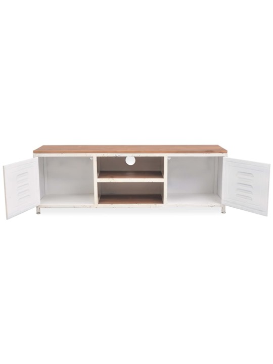 TV stolek 120 x 30 x 40 cm bílý