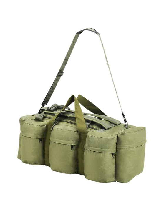Sportovní taška 3 v 1 army styl 90 l olivově zelená