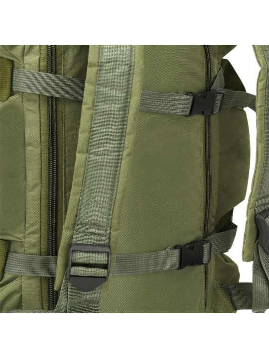 Sportovní taška 3 v 1 army styl 90 l olivově zelená