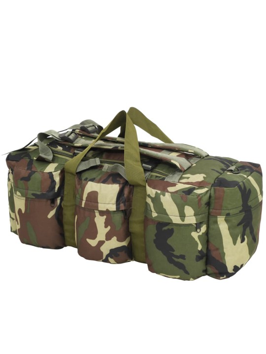 Sportovní taška 3 v 1 army styl 90 l maskáčová