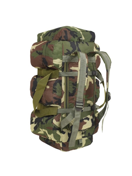 Sportovní taška 3 v 1 army styl 90 l maskáčová