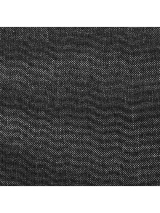 Jídelní židle 4 ks tmavě šedé textil