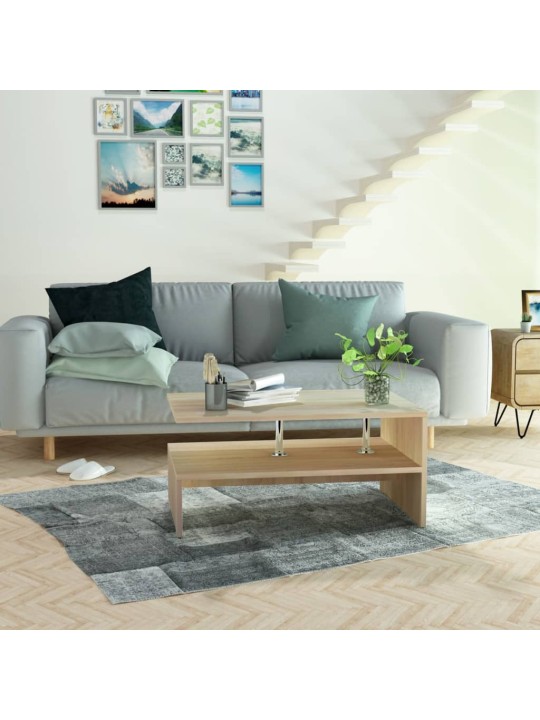 Konferenční stolek kompozitní dřevo 90 x 59 x 42 cm dub