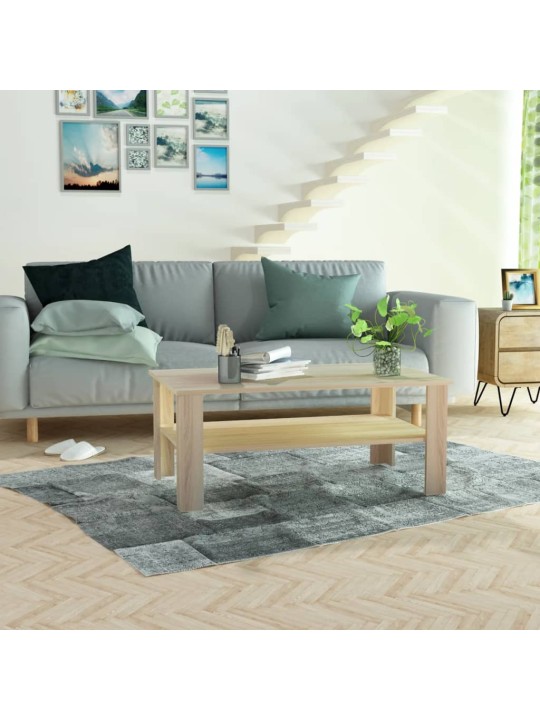 Konferenční stolek kompozitní dřevo 100 x 59 x 42 cm dub
