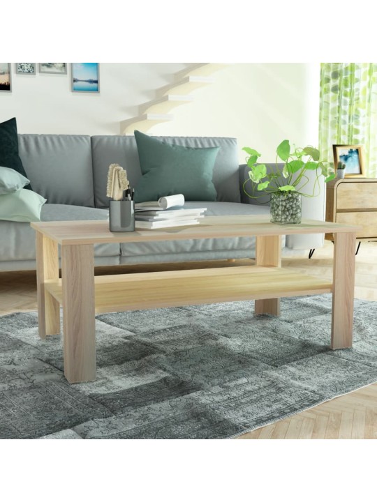 Konferenční stolek kompozitní dřevo 100 x 59 x 42 cm dub