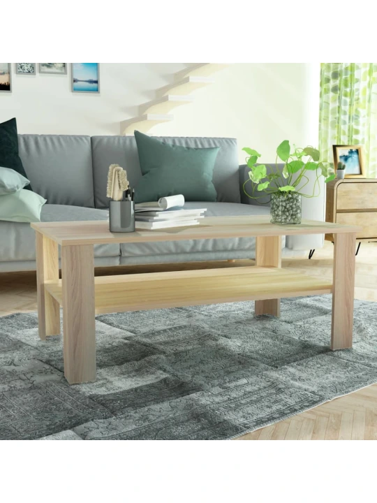 Konferenční stolek kompozitní dřevo 100 x 59 x 42 cm dub