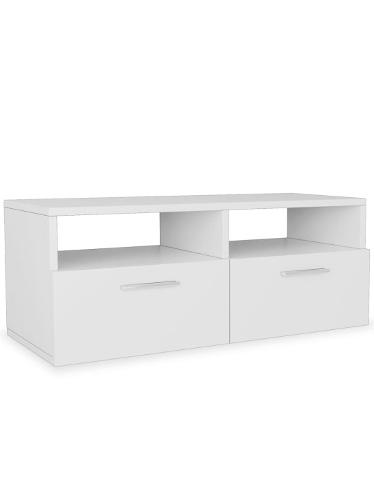 TV stolek kompozitní dřevo 95 x 35 x 36 cm bílý