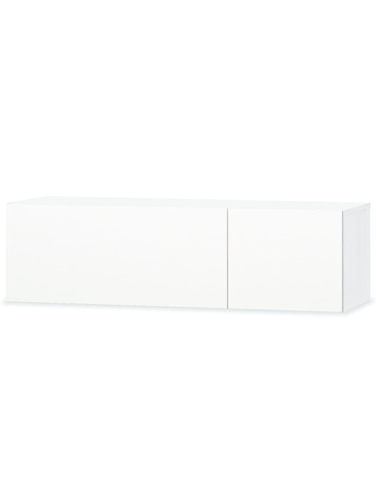 TV stolek kompozitní dřevo 120x40x34 cm bílý s vysokým leskem