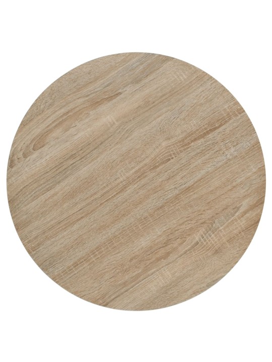 Bistro stůl MDF a ocel kulatý 60 x 75 cm