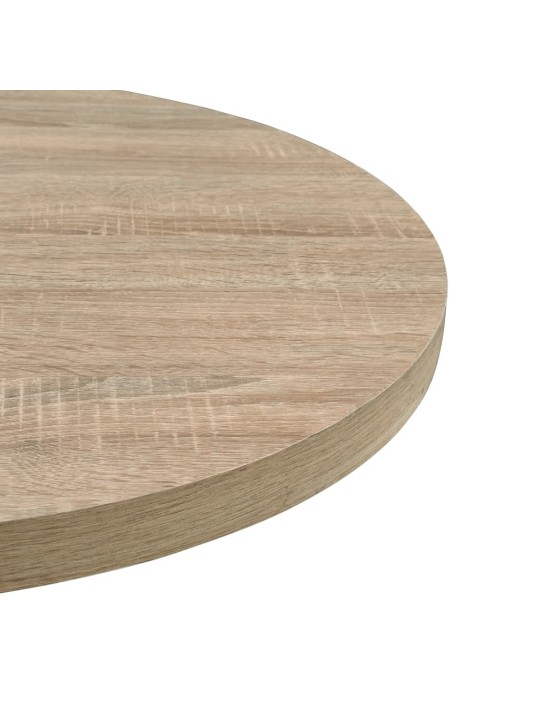 Bistro stůl MDF a ocel kulatý 80 x 75 cm