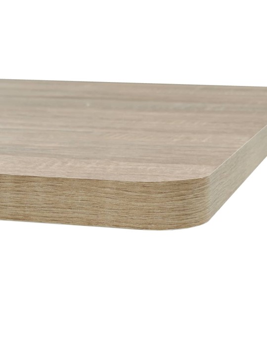Bistro stolek MDF a ocel čtvercový 80 x 80 x 75 cm