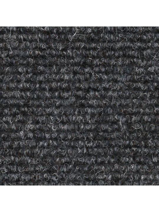 Samolepící nášlapy na schody 15ks vpichované 56x17x3cm sv. šedé