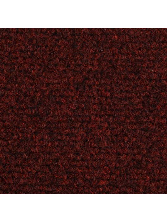 Samolepící nášlapy na schody 15 ks vpichované 56x17x3cm červené