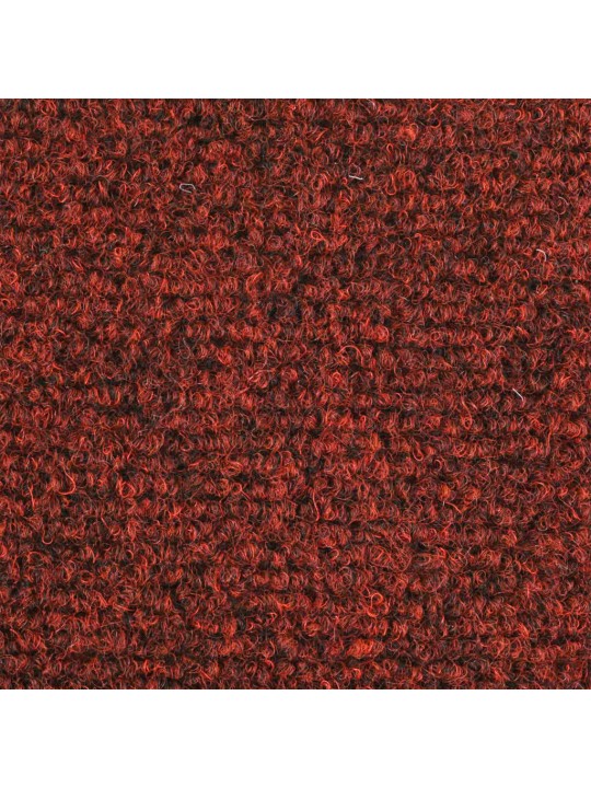 Samolepící nášlapy na schody 15 ks vpichované 56x17x3cm červené