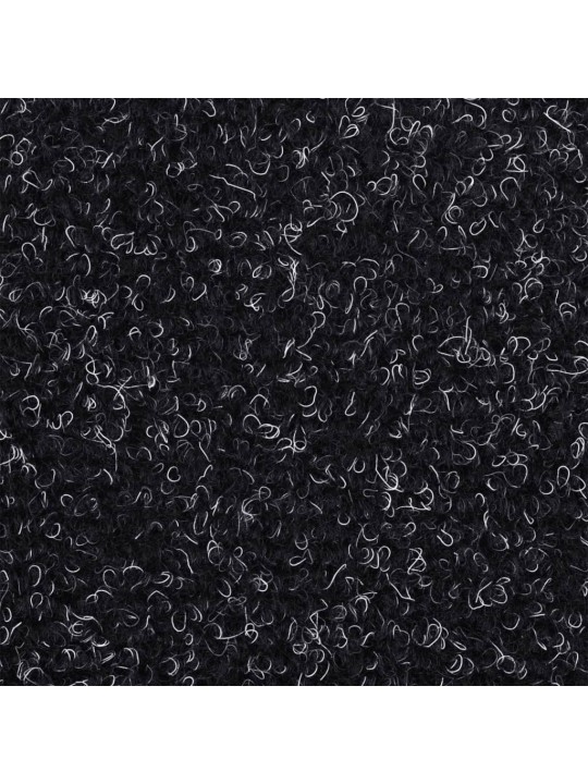 Samolepící nášlapy na schody 15 ks vpichované 65x21x4 cm černé