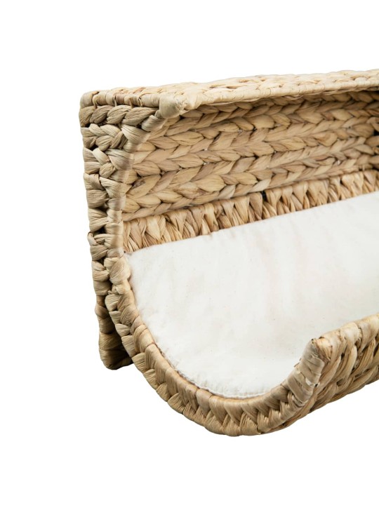 Pelíšek pro kočku s polštářkem vodní hyacint 37 x 20 x 20 cm
