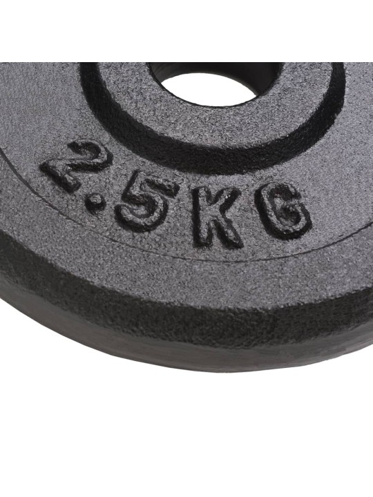 Kotouče na činky 8 ks 8x 2,5 kg litina