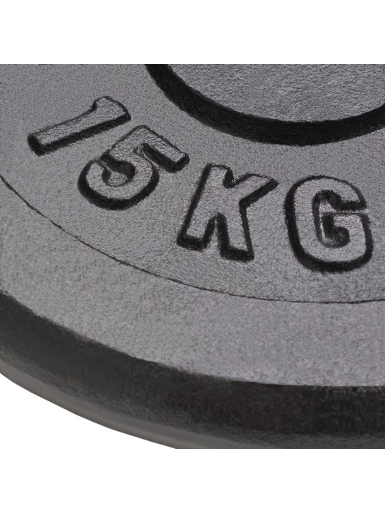Kotouče na činky 2 ks 2x 15 kg litina