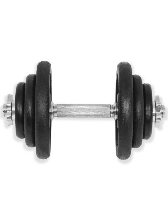 18dílný set jednoručních činek 40 kg litina
