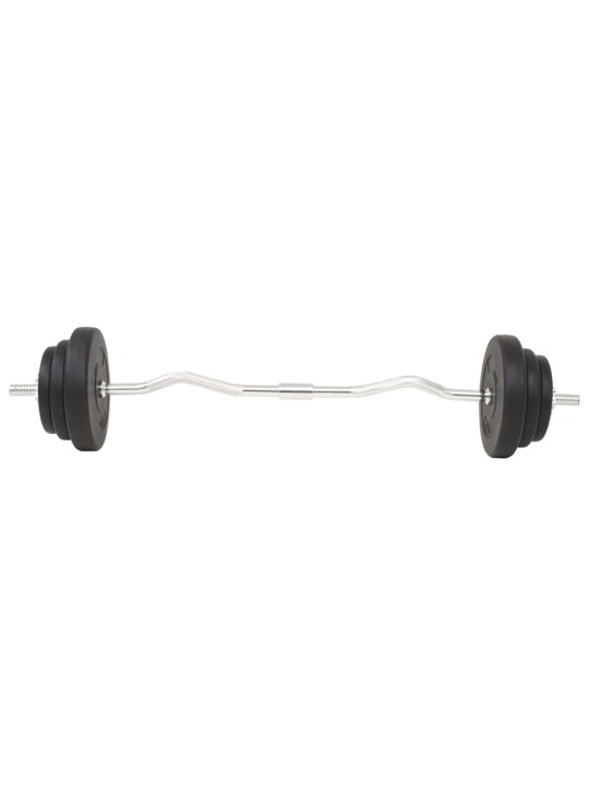 Sada činek barbell a dumbbell, 30 kg