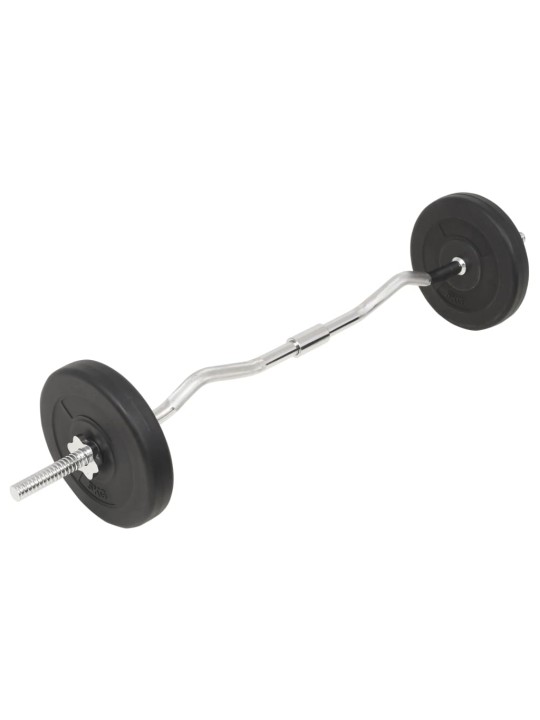 Sada činek barbell a dumbbell, 30 kg