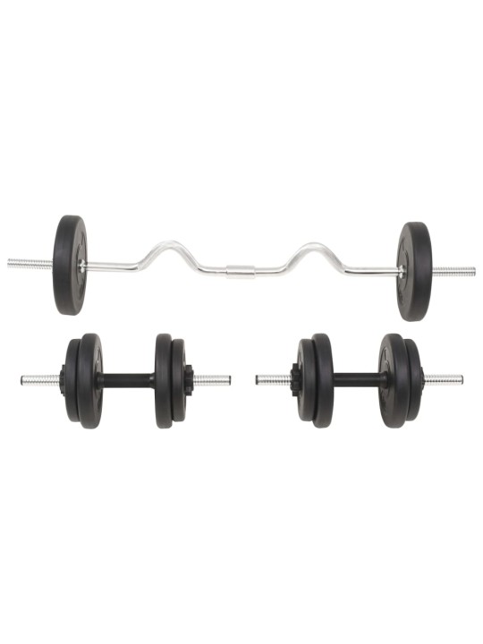 Sada činek barbell a dumbbell 30 kg