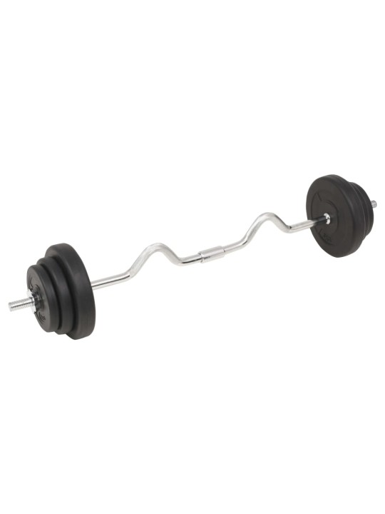 Sada činek barbell a dumbbell 30 kg
