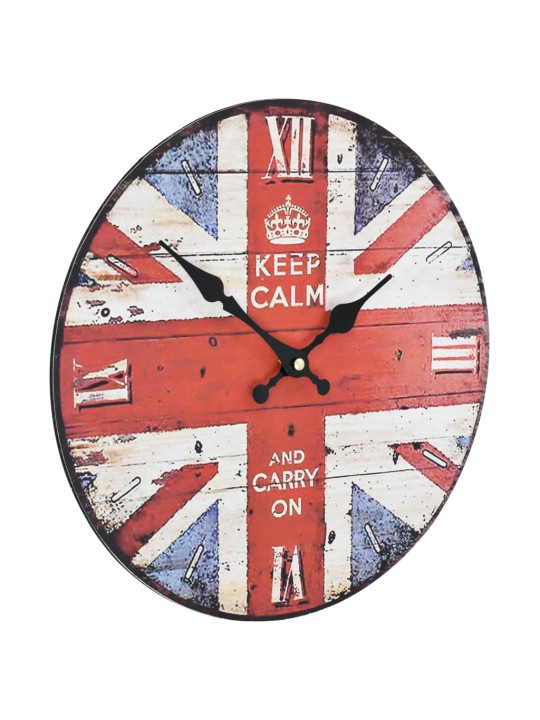 Vintage nástěnné hodiny 30 cm UK design