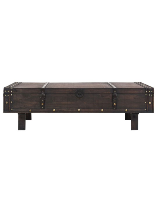 Konferenční stolek z překližka vintage styl 120x55x35 cm