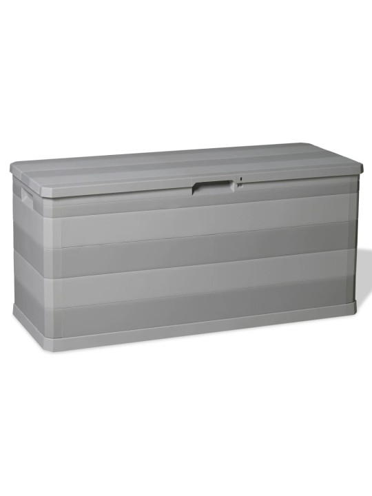 Zahradní úložný box šedý 117 x 45 x 56 cm
