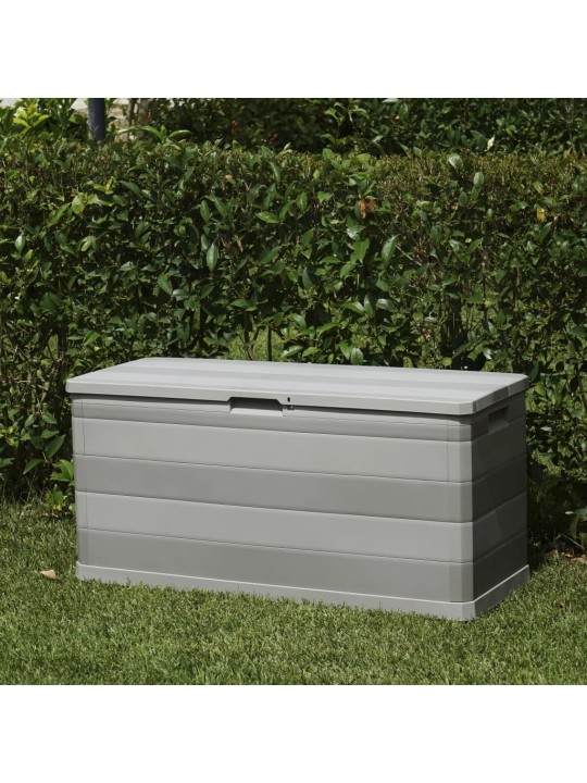 Zahradní úložný box šedý 117 x 45 x 56 cm