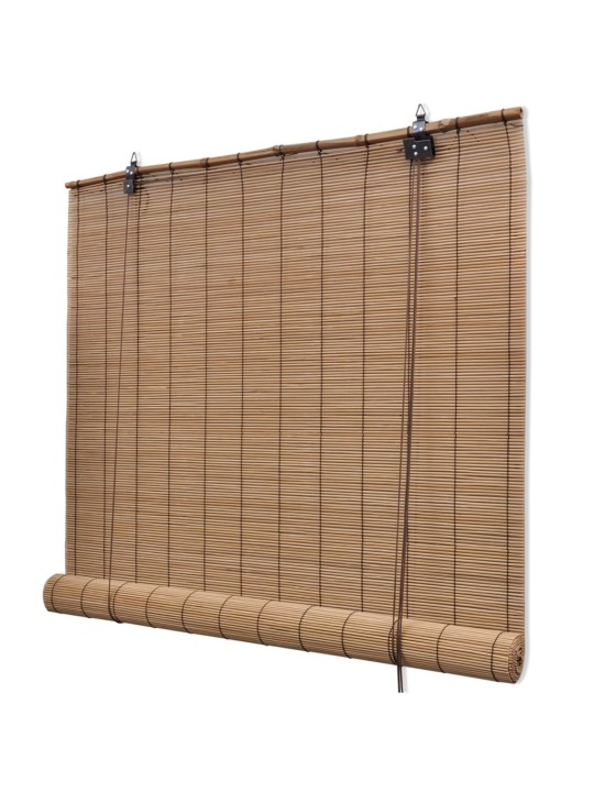 Bambusová roleta 80 x 220 cm hnědá