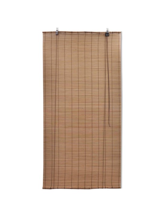 Bambusová roleta 80 x 220 cm hnědá