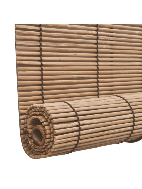Bambusová roleta 80 x 220 cm hnědá