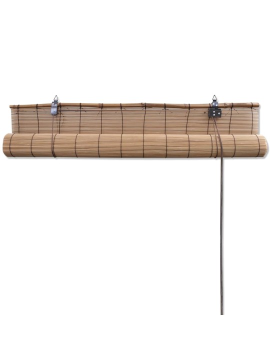 Bambusová roleta 80 x 220 cm hnědá