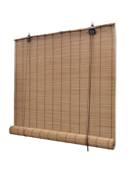 Bambusová roleta 100 x 220 cm hnědá