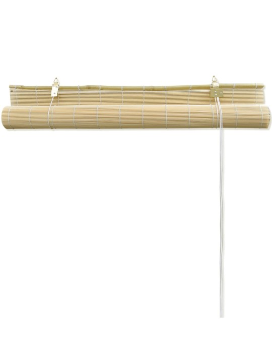 Bambusová roleta 80 x 220 cm přírodní