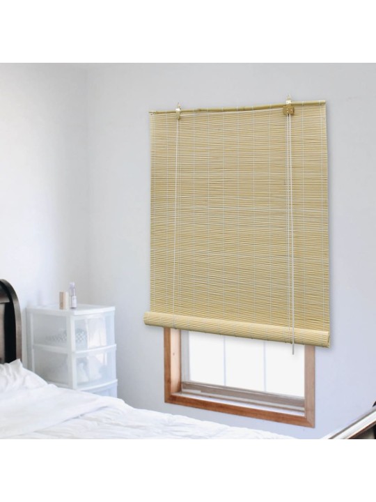 Bambusová roleta 80 x 220 cm přírodní