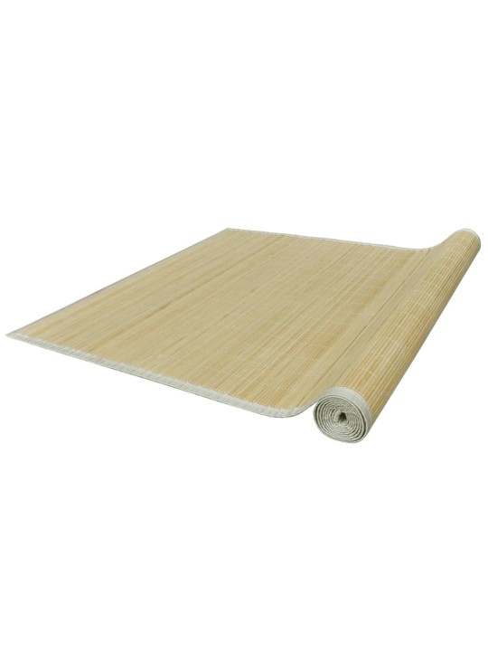 Koberec bambus 100 x 160 cm přírodní