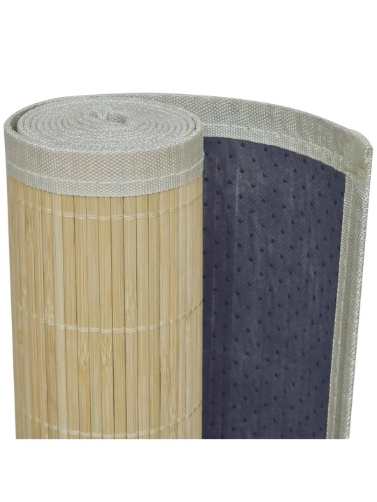 Koberec bambus 100 x 160 cm přírodní