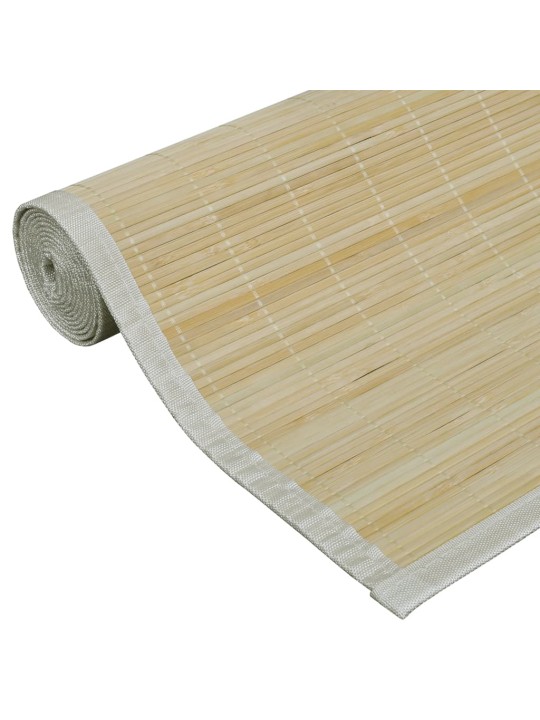 Koberec bambus 100 x 160 cm přírodní