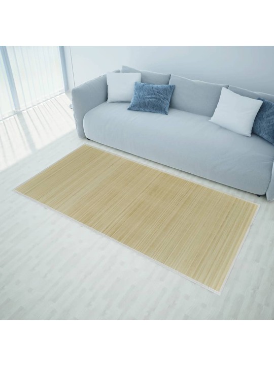 Koberec bambus 100 x 160 cm přírodní
