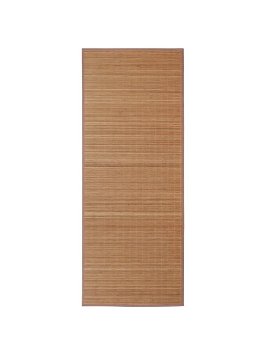 Koberec bambus 100 x 160 cm hnědý