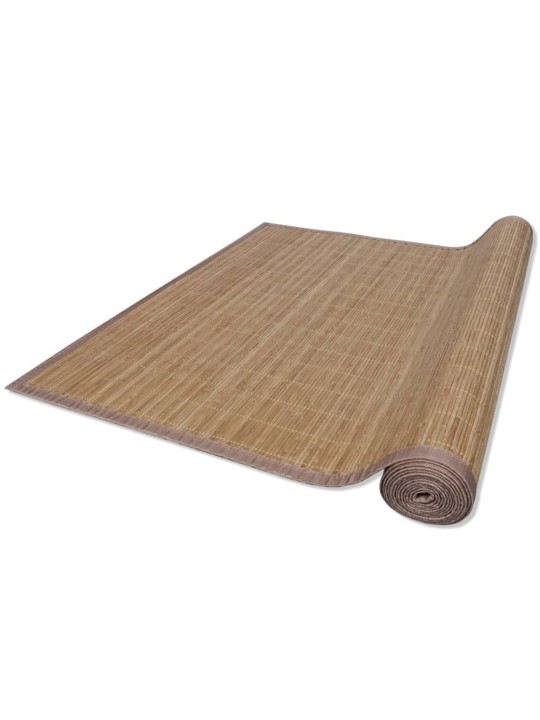 Koberec bambus 100 x 160 cm hnědý