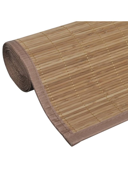 Koberec bambus 100 x 160 cm hnědý
