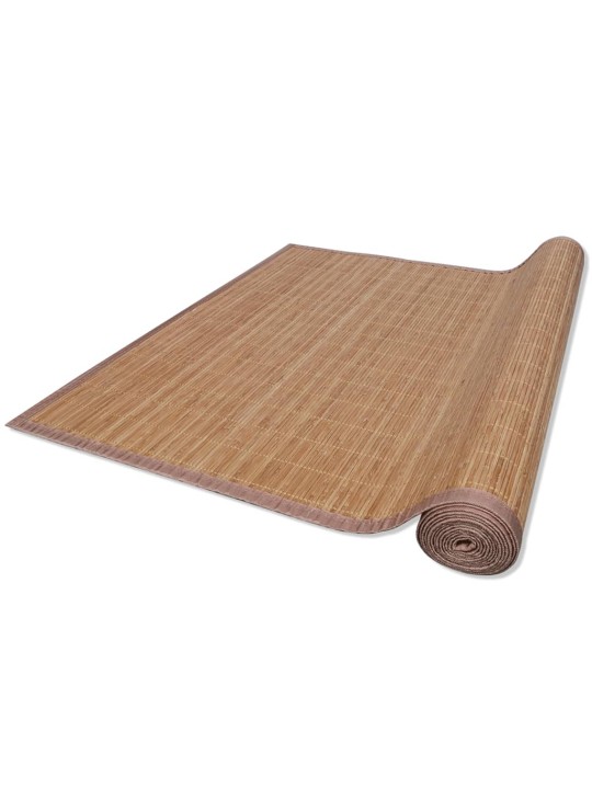Koberec bambus 160 x 230 cm hnědý