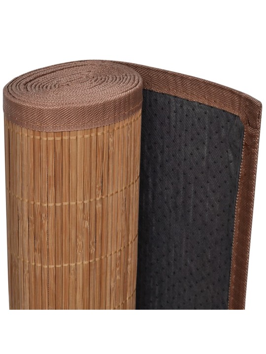 Koberec bambus 160 x 230 cm hnědý